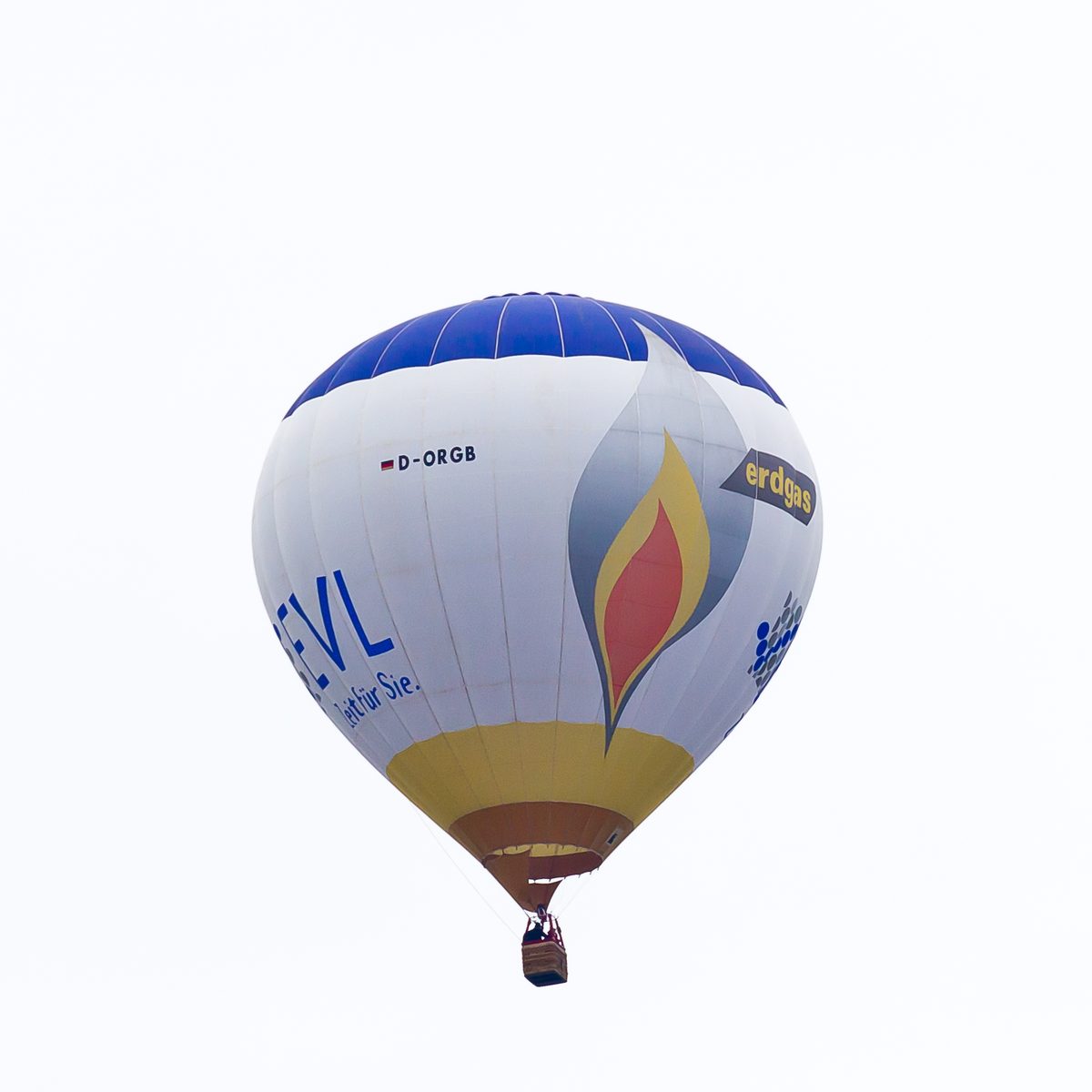 EVL energy branded advertising hot air balloon