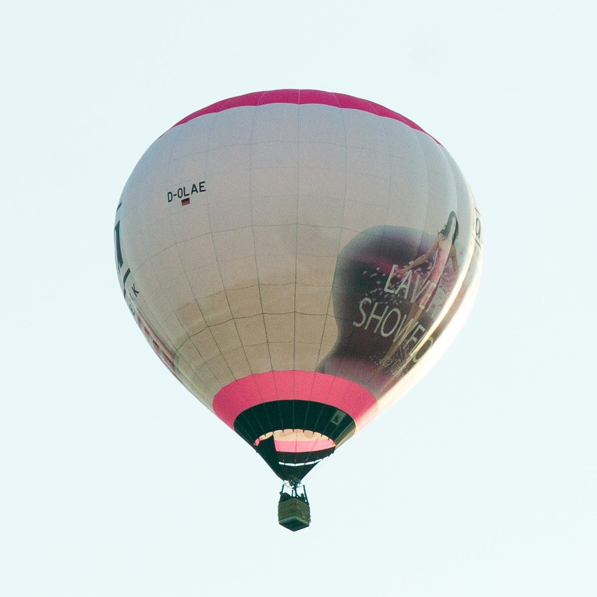 Lavera branded advertising hot air balloon