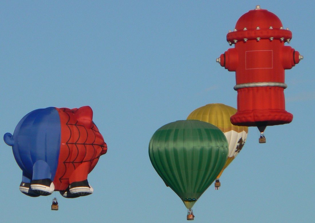 Novelty special-shape hot air balloons
