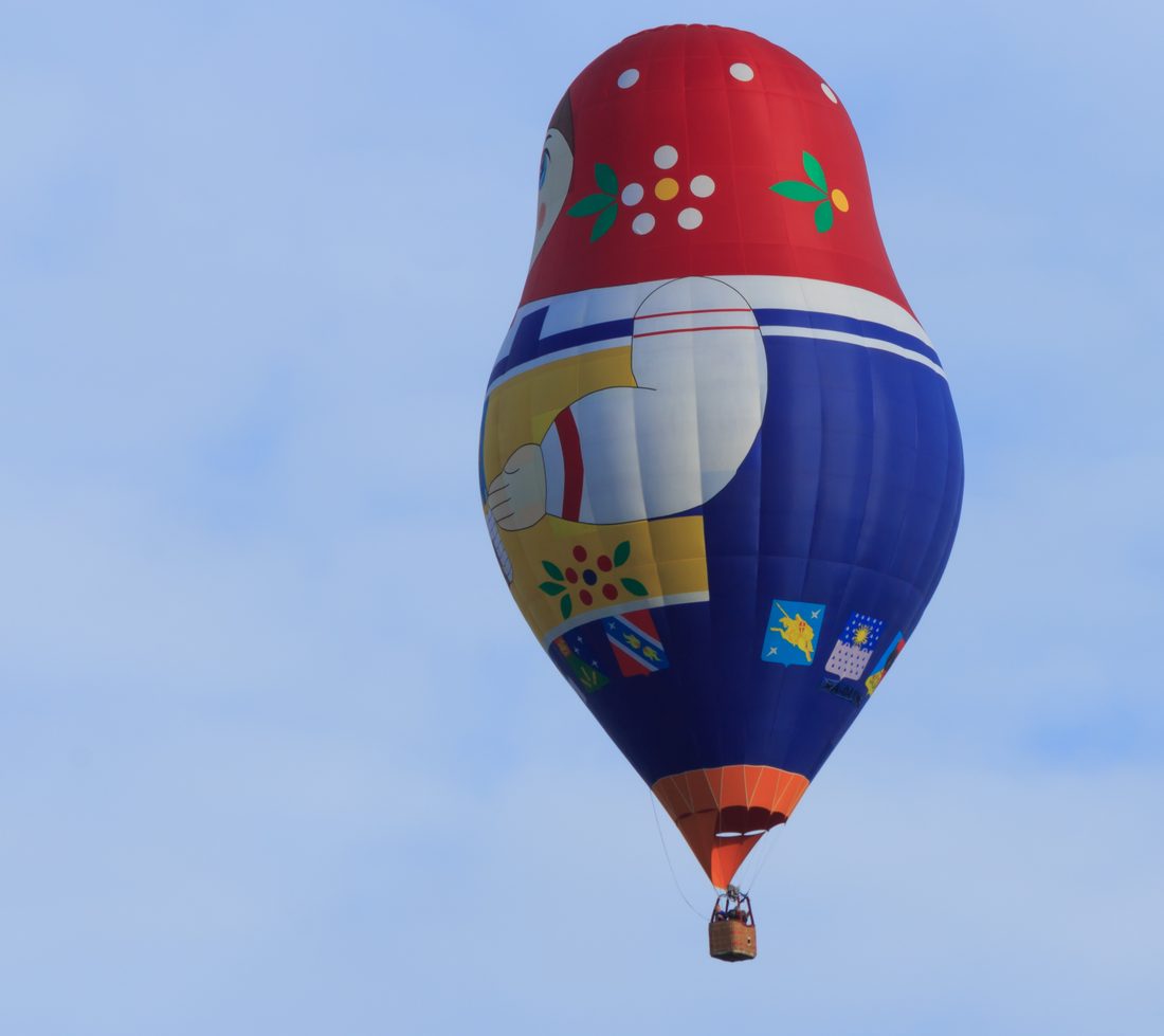 Special-shape balloon at a balloon festival