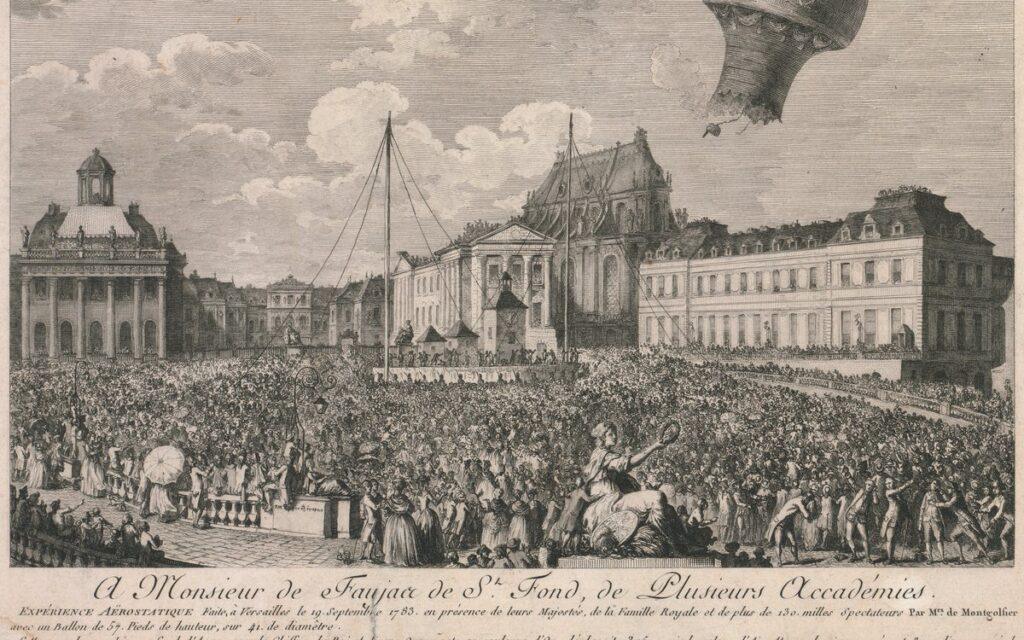 A Sheep, a Duck and a Rooster: The First Balloon Passengers