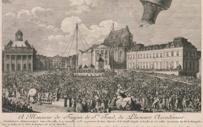 A Sheep, a Duck and a Rooster: The First Balloon Passengers