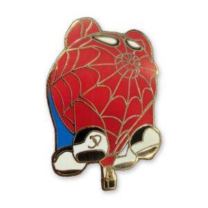 SpyderPig Balloon Pin - Gold Web